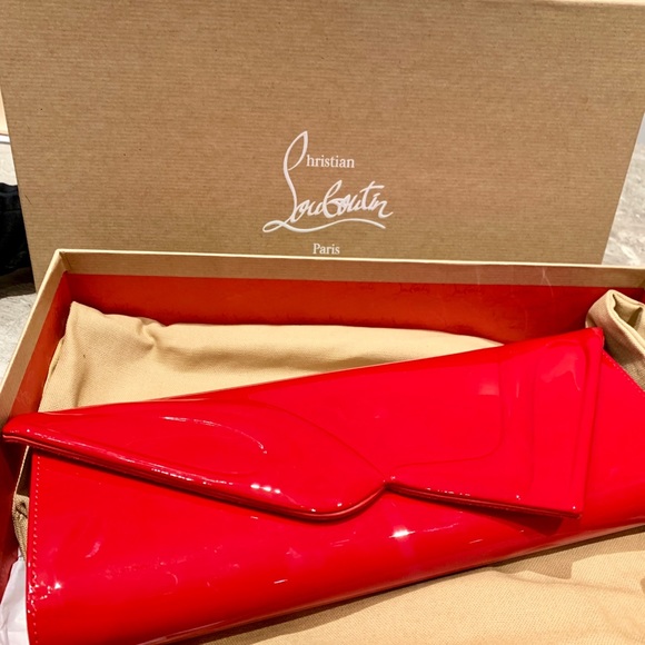 Classy red Louboutin clutch - Picture 2 of 4